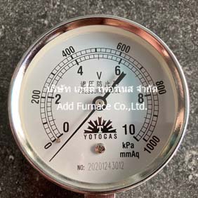 YOTOGAS PRESSURE GAUGE 0-10kPa